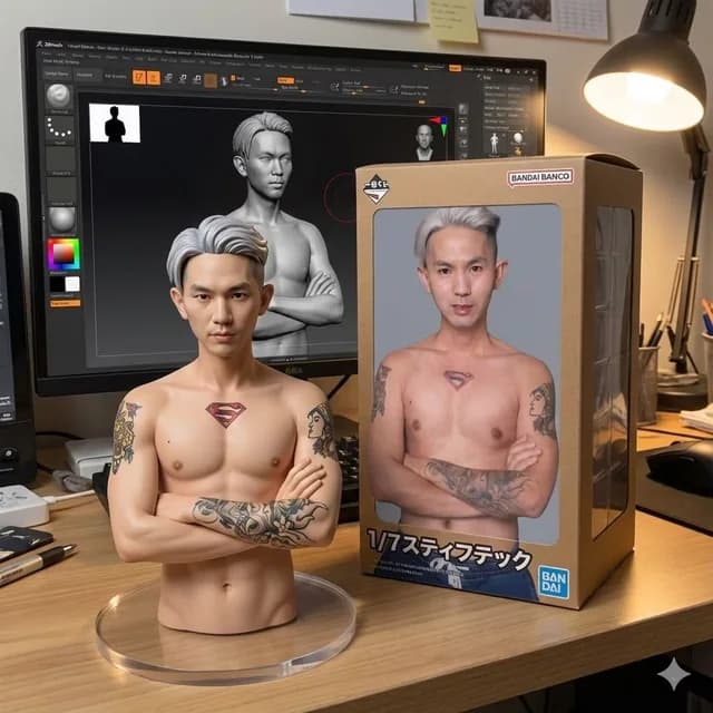 香蕉 3D 手办