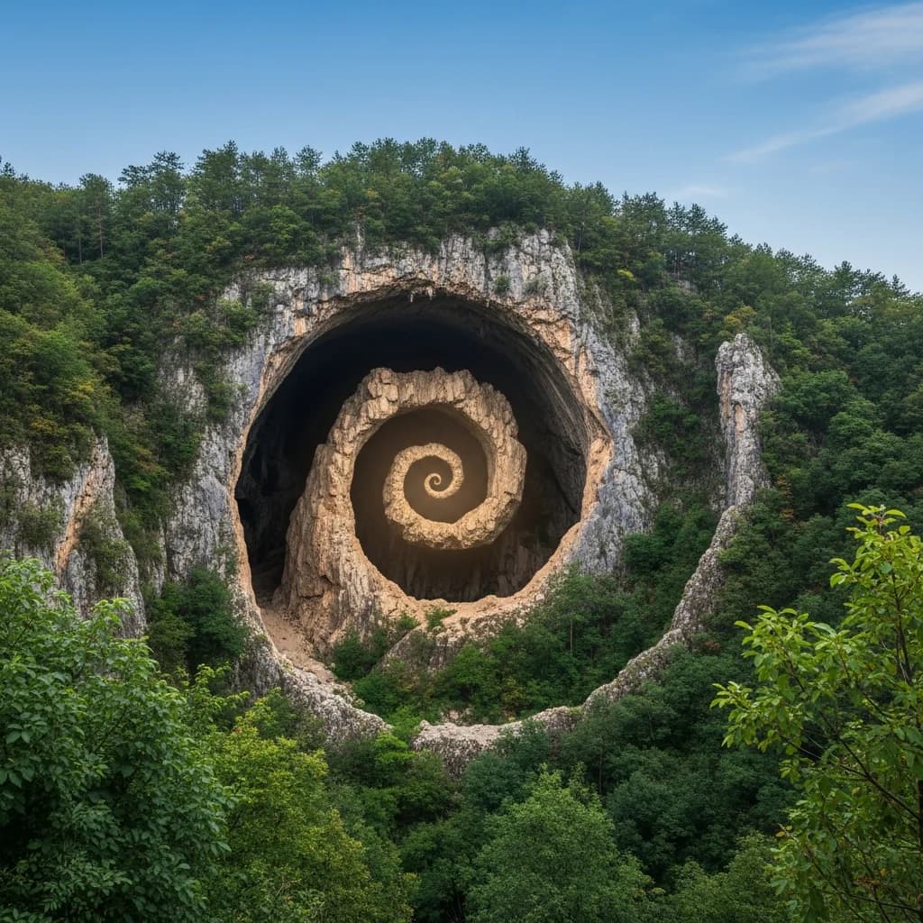 自然奇趣洞穴