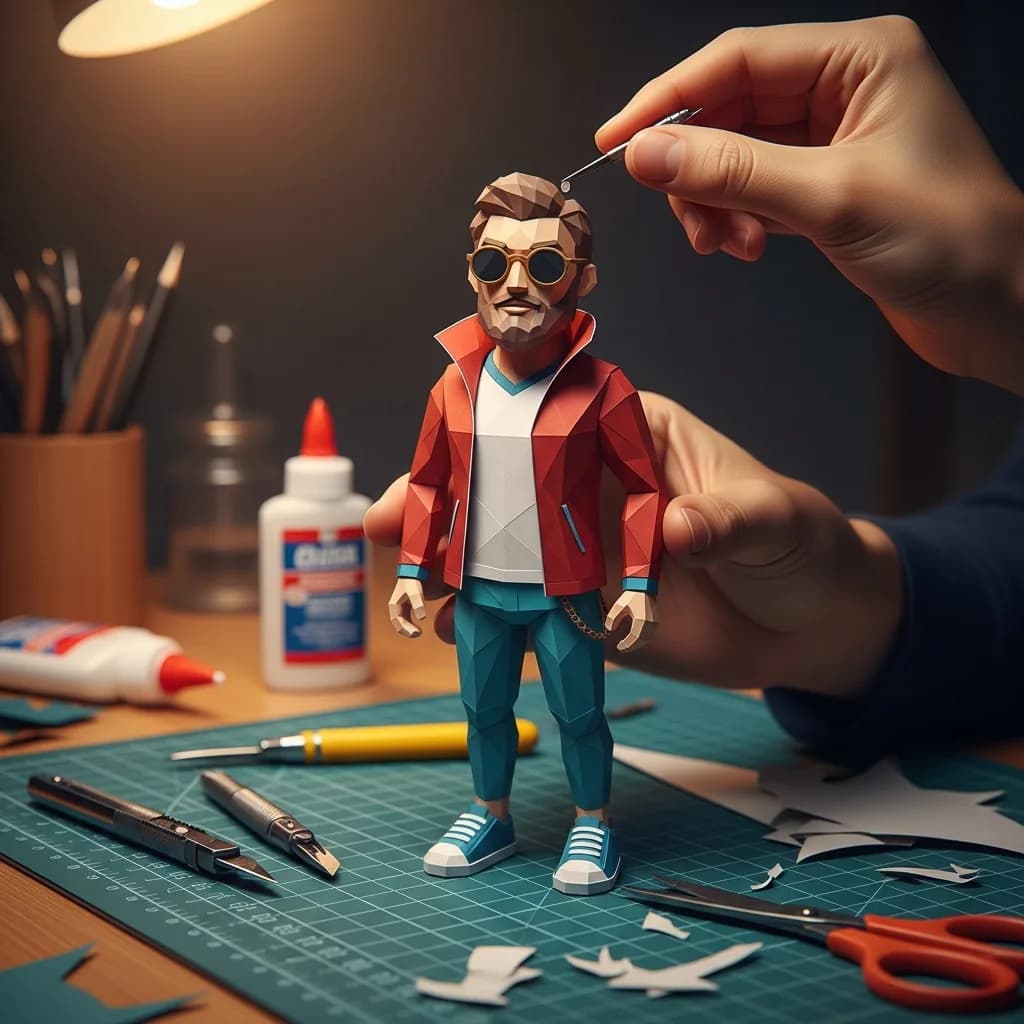精致3D纸艺模型