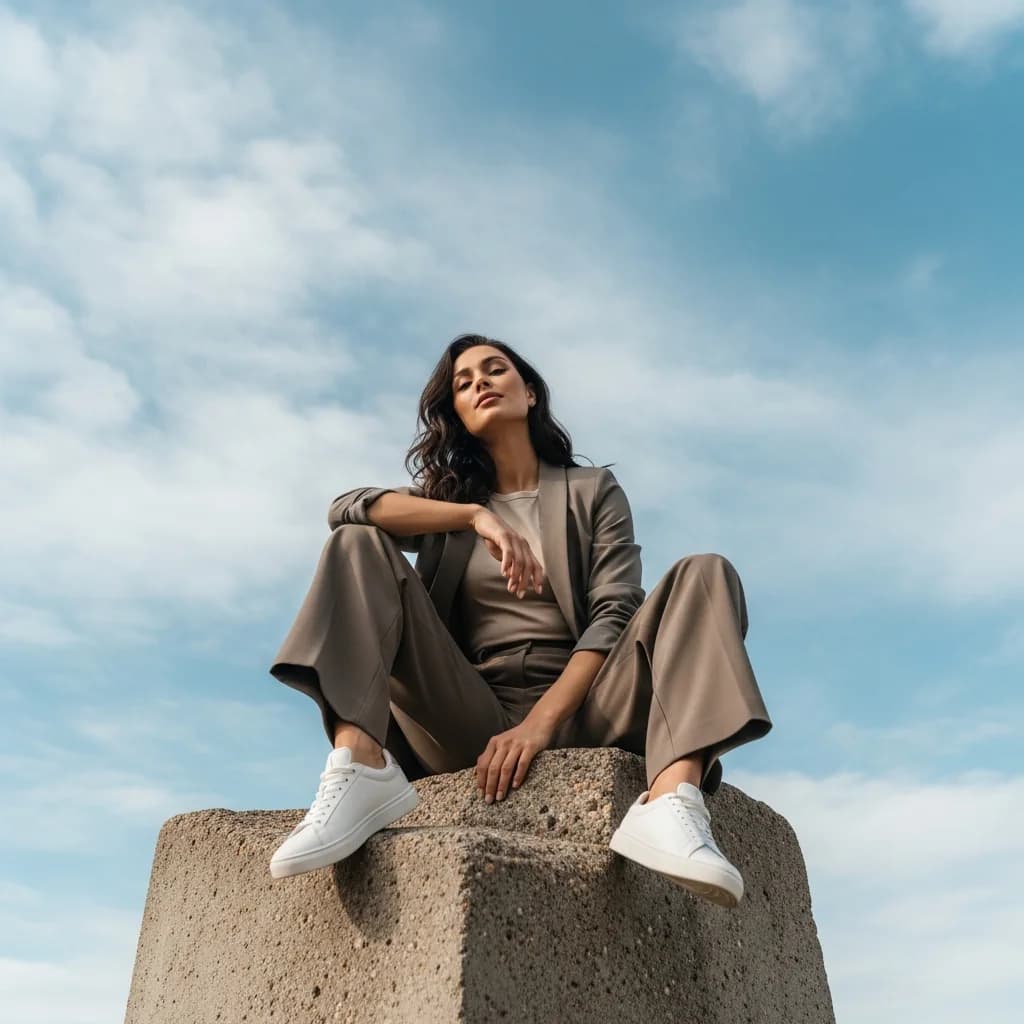 都市女性：自信优雅与广阔天空