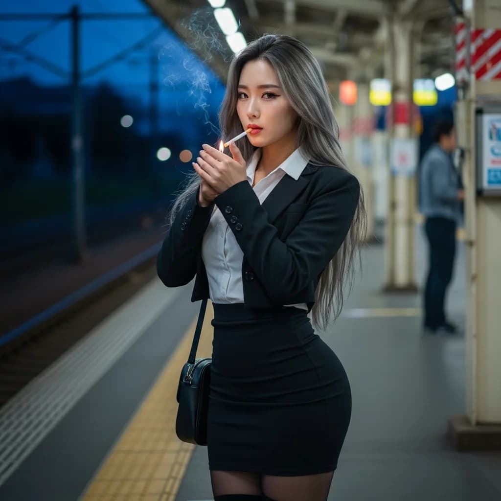 酷的幻象：黄昏站台的诱惑