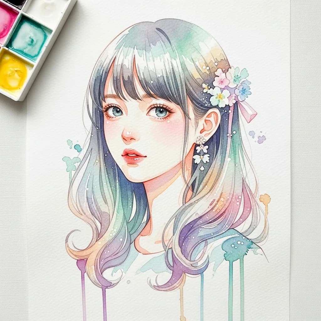 飘渺之美：梦幻水彩画