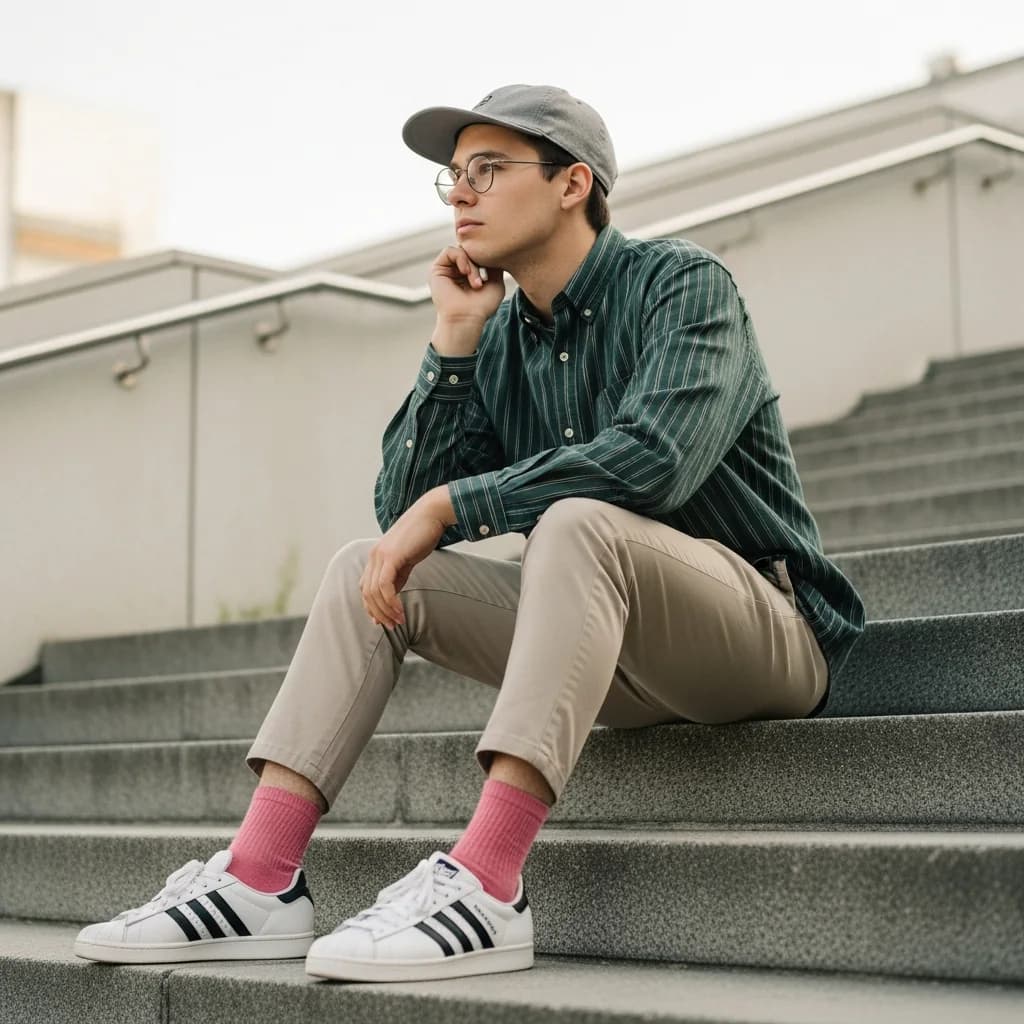 都市青年：阶梯上的沉思