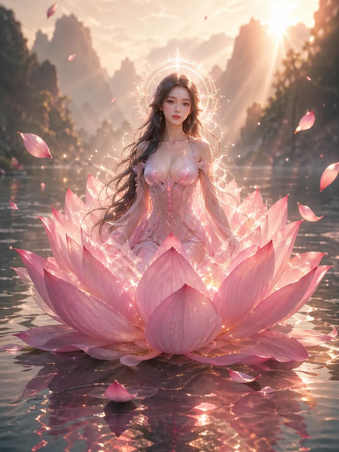 神秘优雅：光影宁静梦境