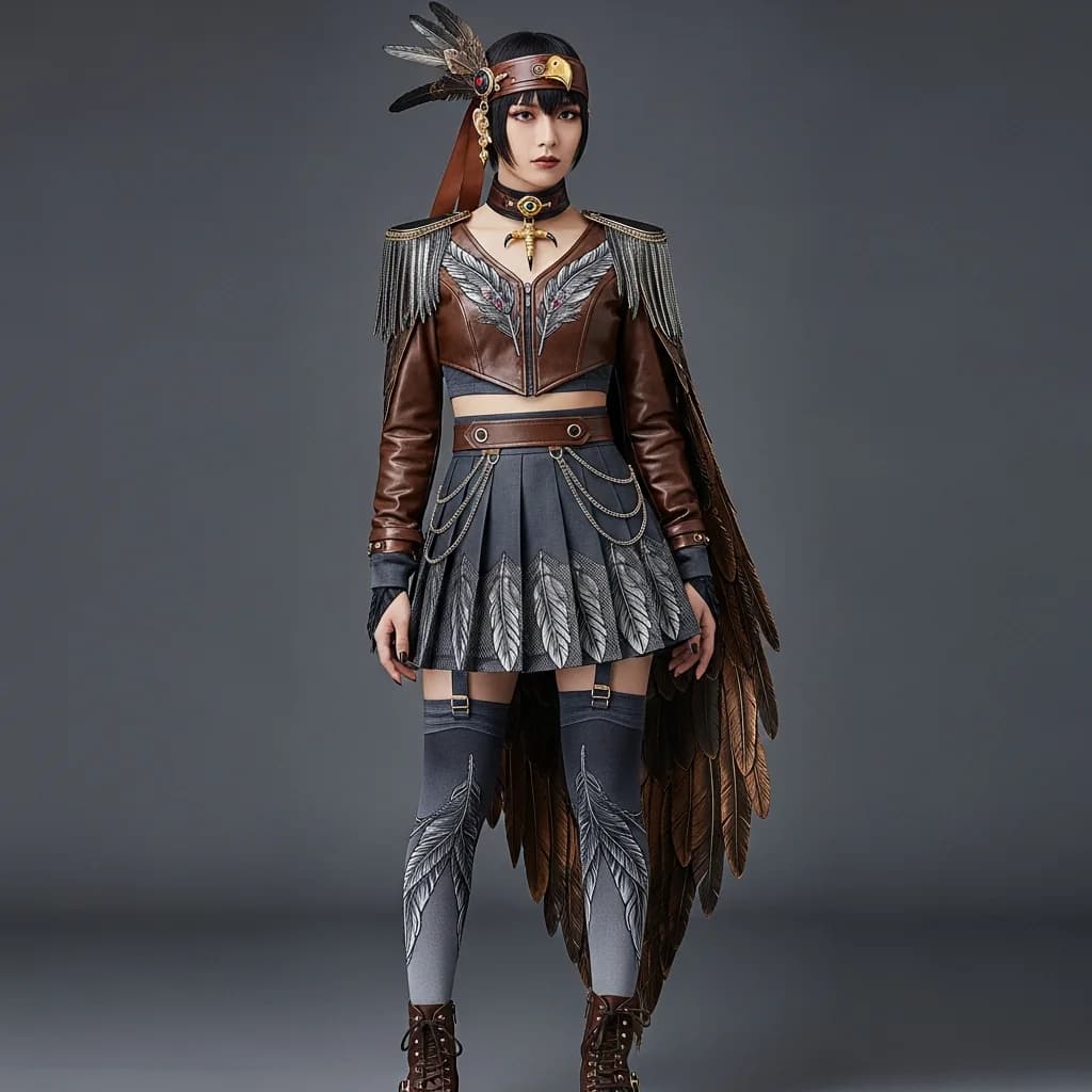 鹰隼主题偶像服饰