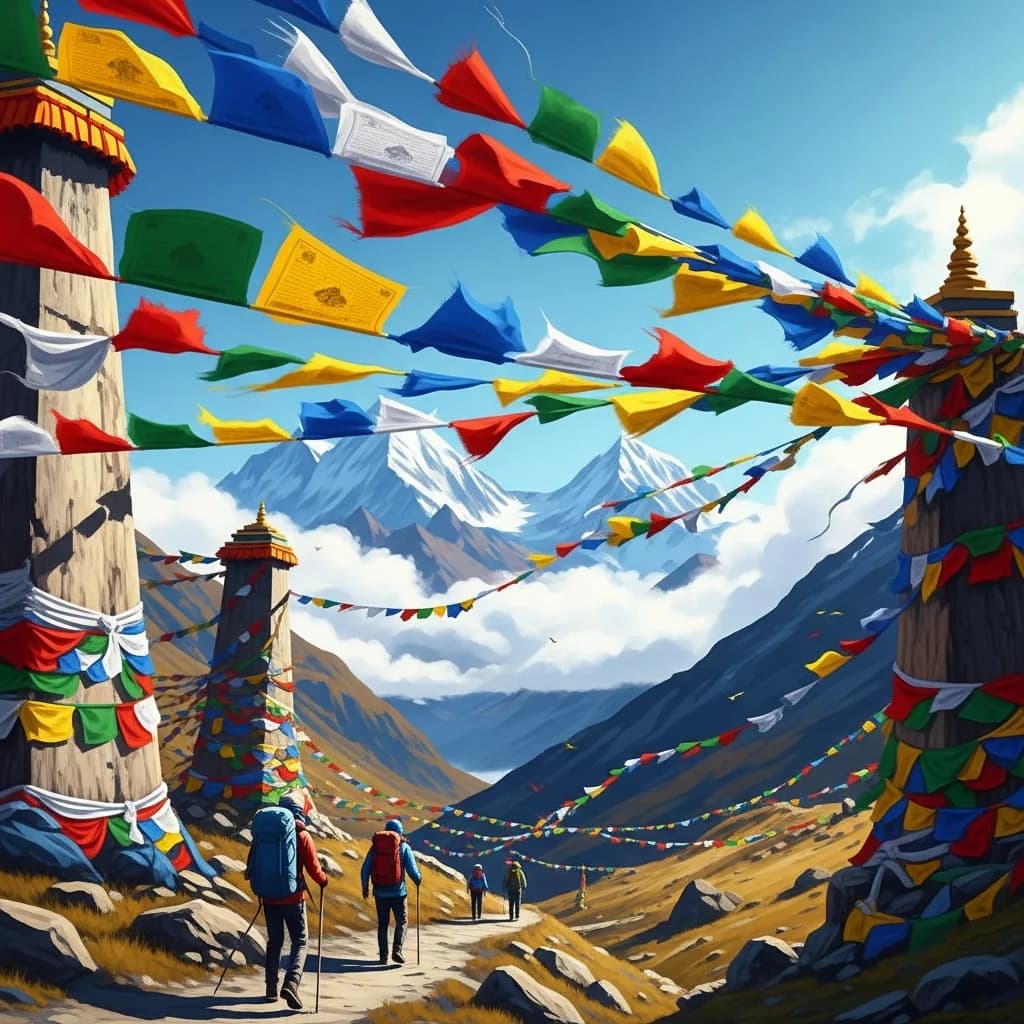 风吹山口的阿尔卑斯之旅