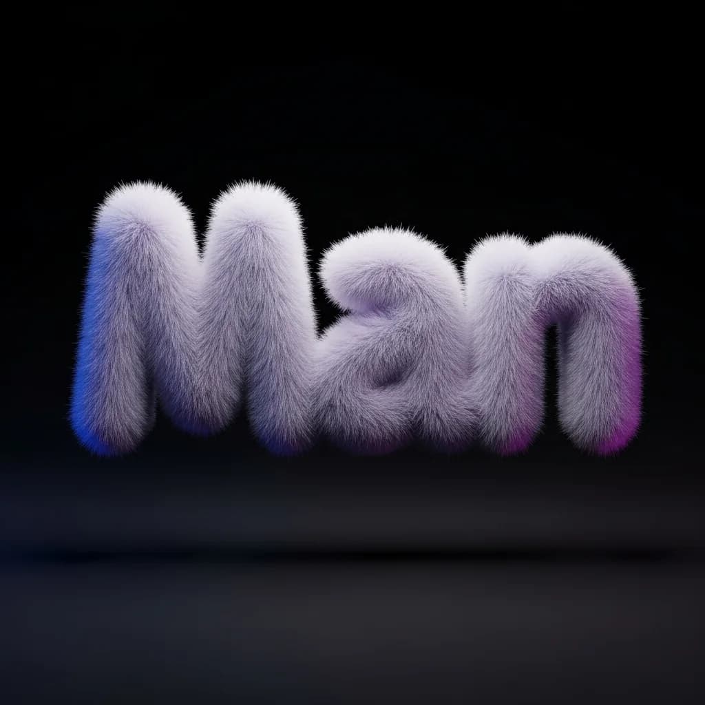 3D毛绒物体设计