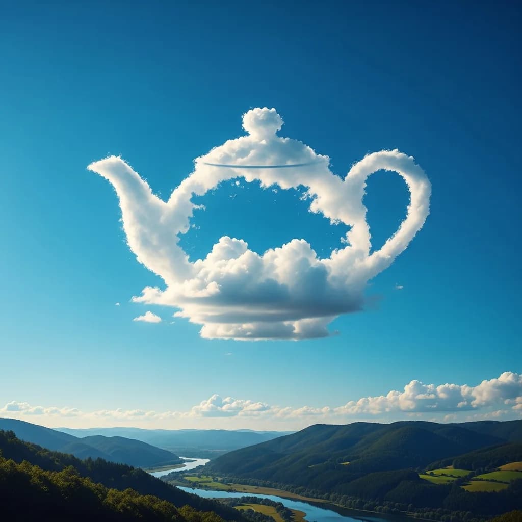 超现实物体云朵