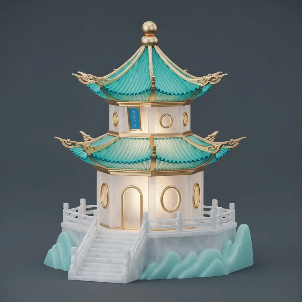 空灵玉阁：现代和谐之美