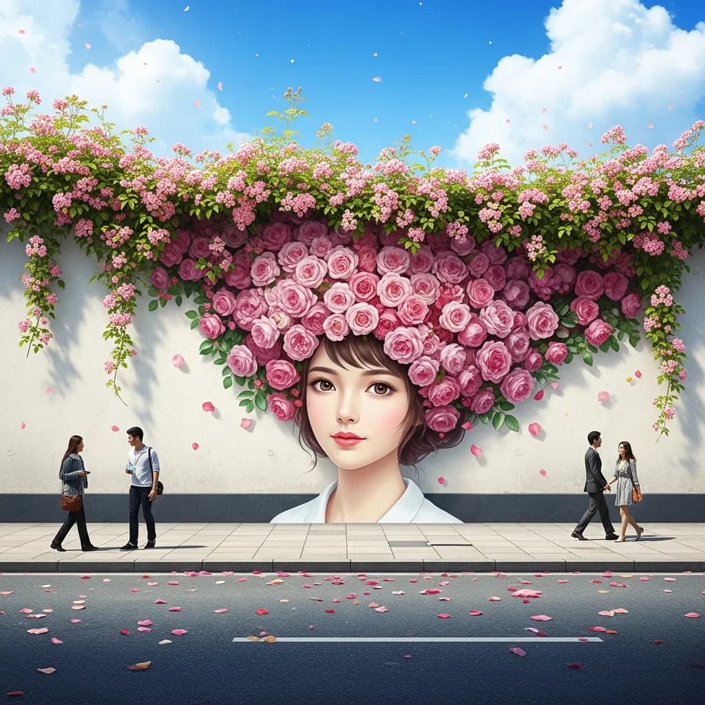 超逼真街头艺术壁画
