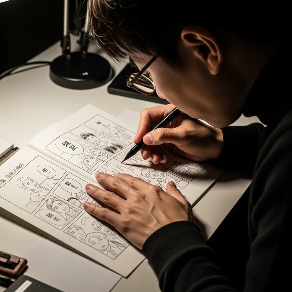 分格漫画草图