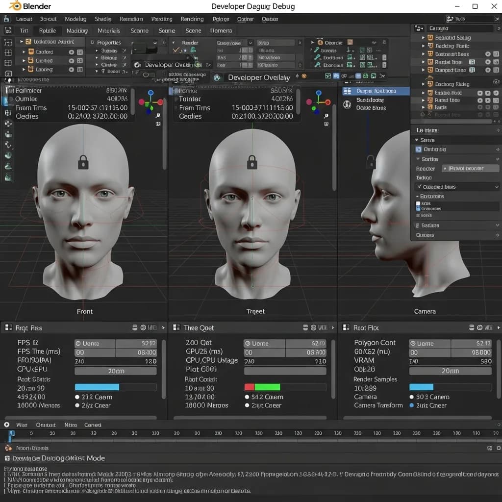 3D软件调试视图：3D创作洞察