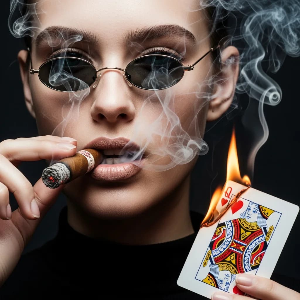 烟雾中的优雅：电影肖像