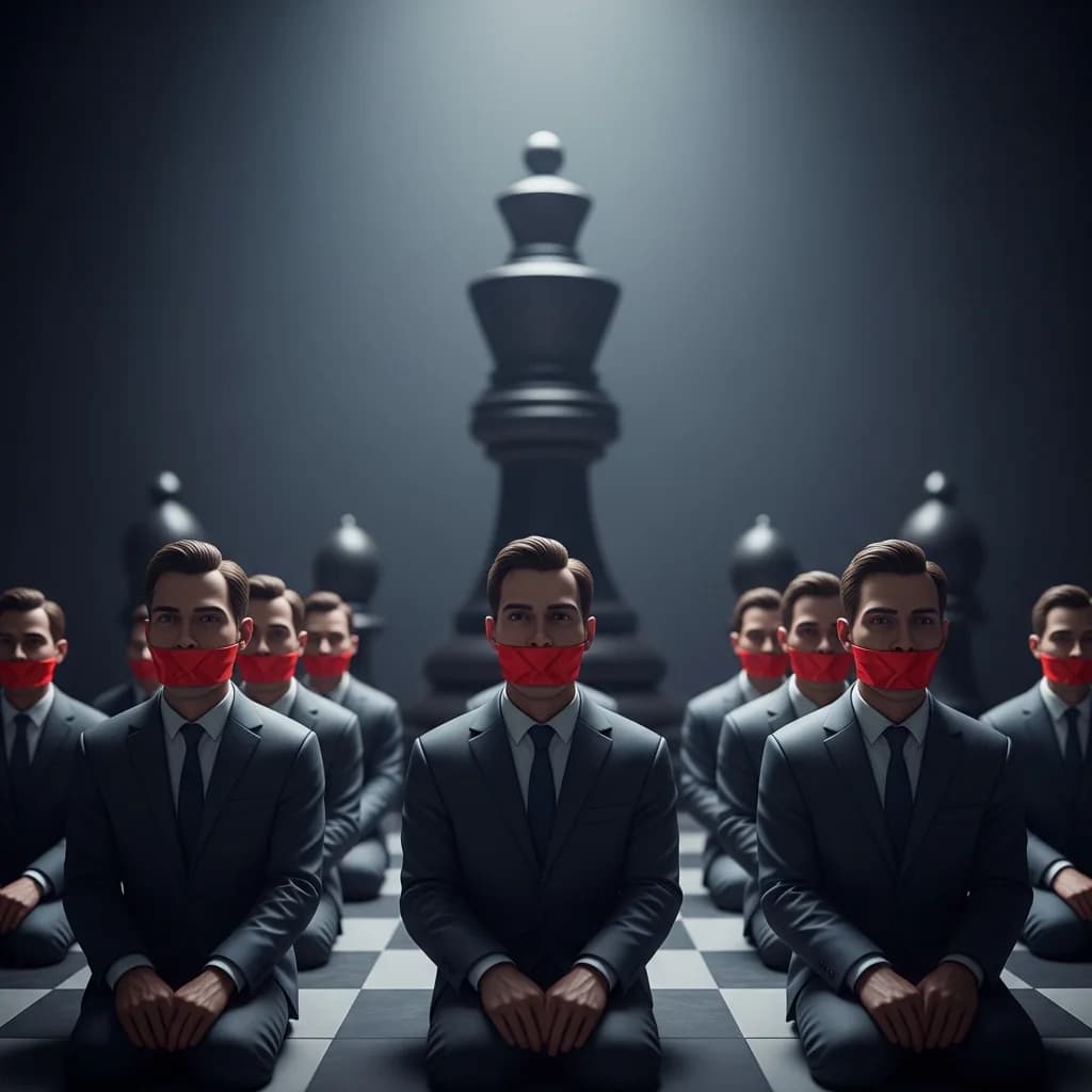 抽象艺术：缄默的棋子