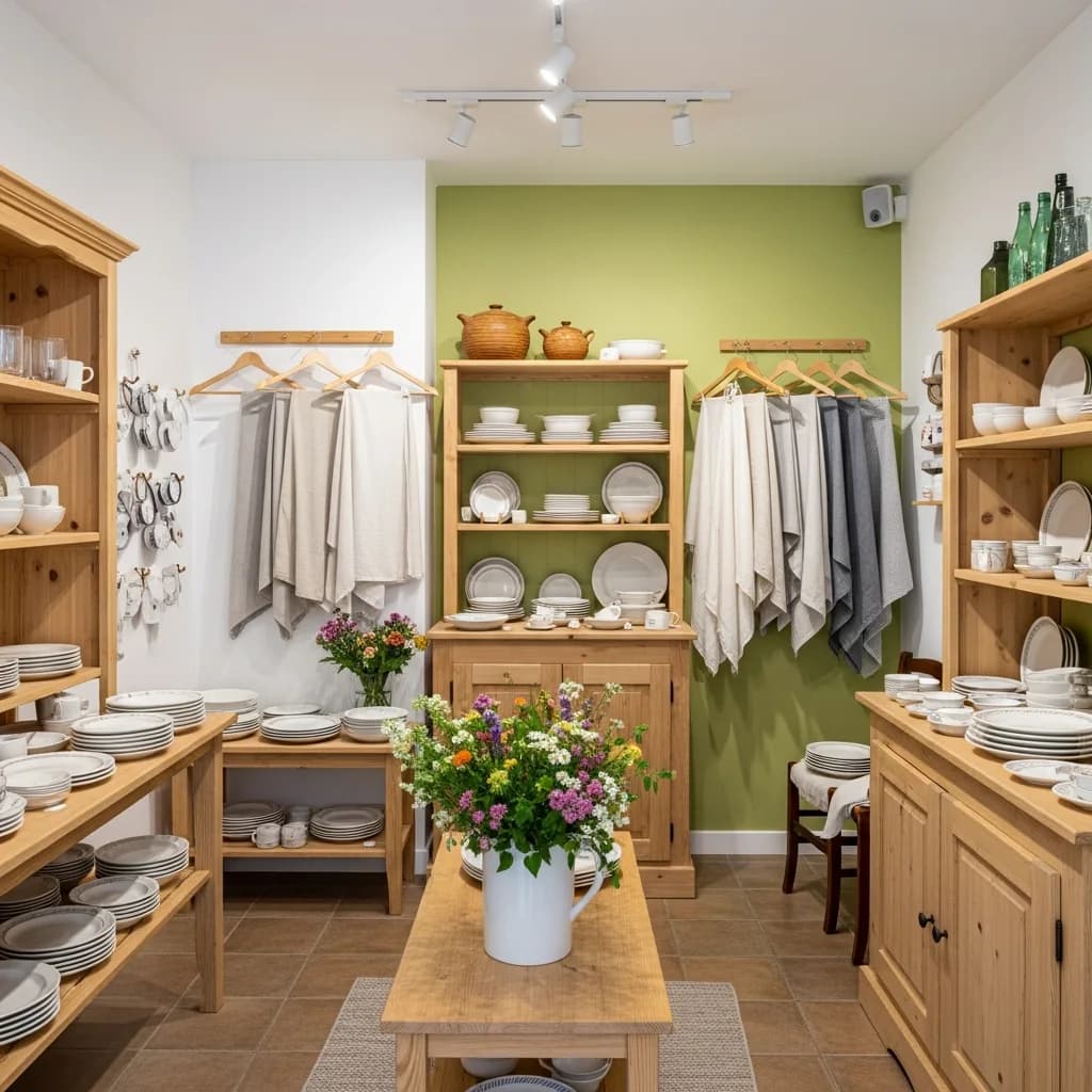 葡萄牙小店餐具内景