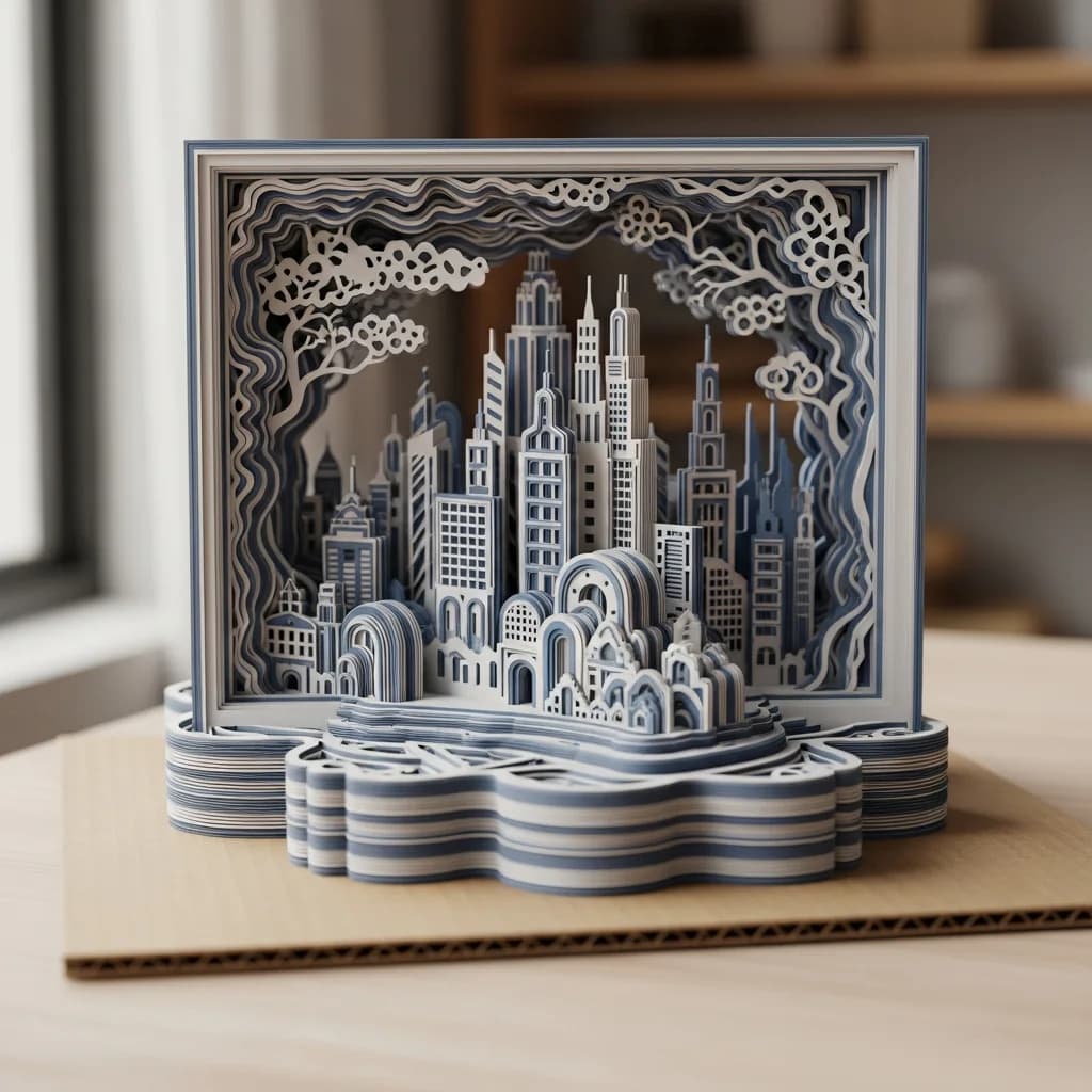 3D纸艺作品
