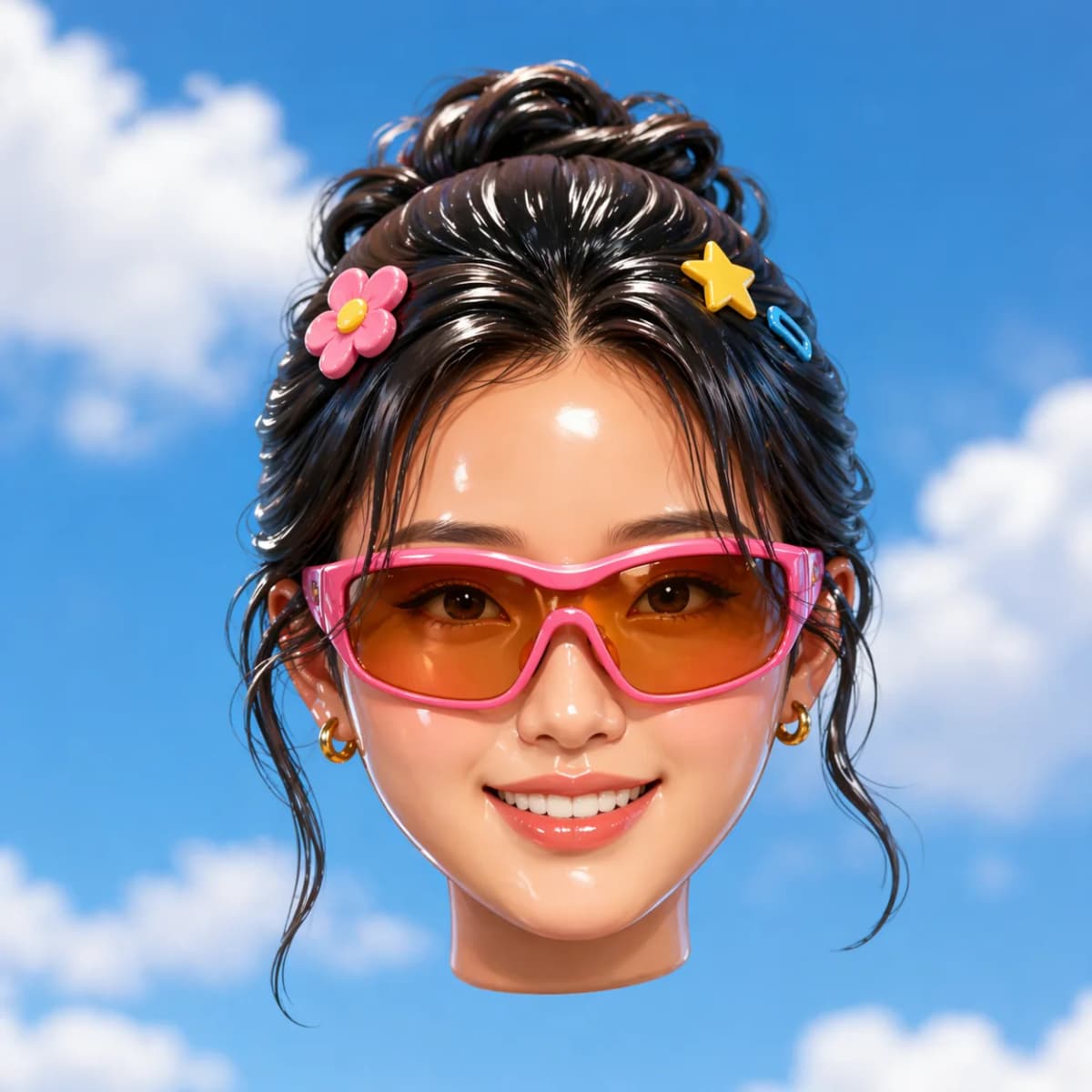 高级光泽感 3D “designer toy” 渲染图