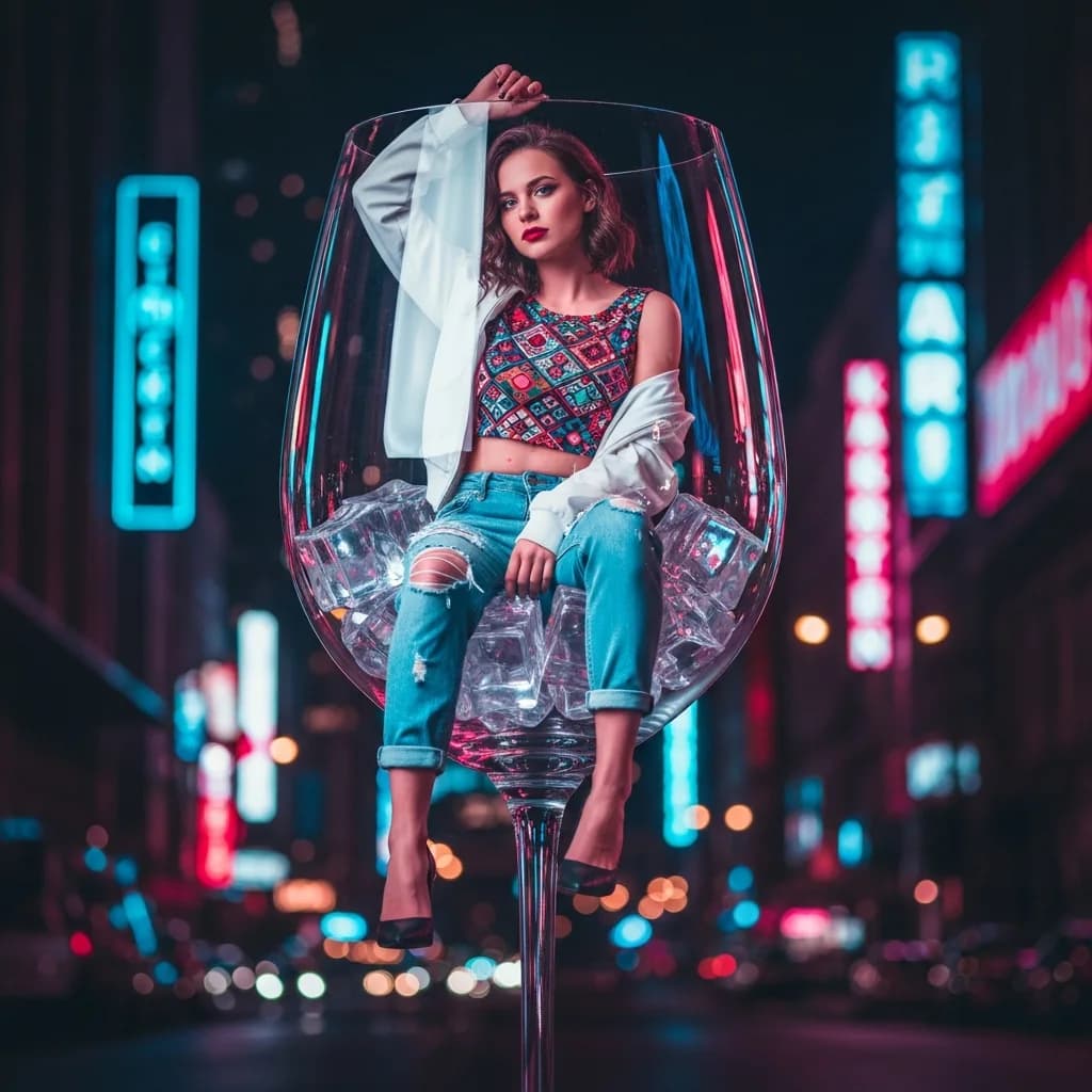 玻璃杯中：夜色魅影