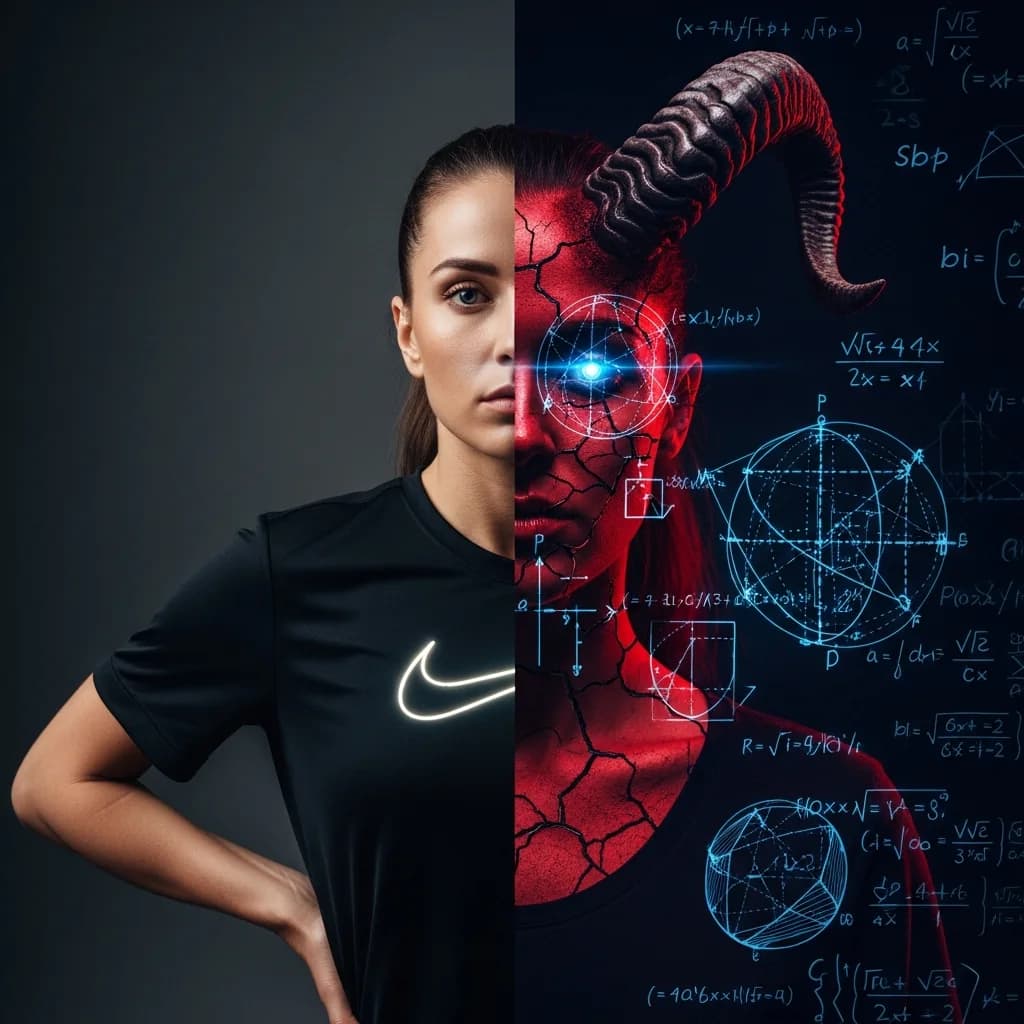 双面肖像：光与暗的碰撞