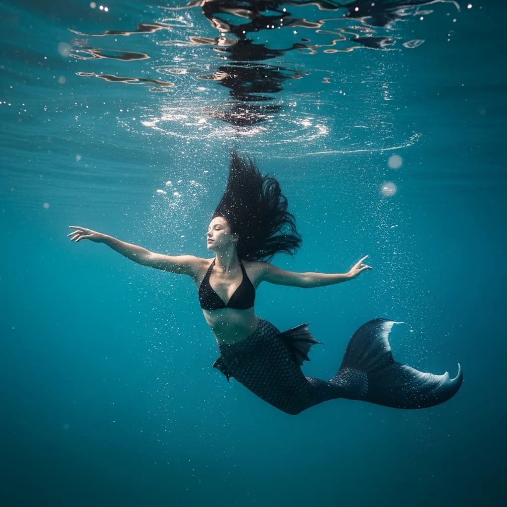 深海塞壬：暗黑美人鱼肖像