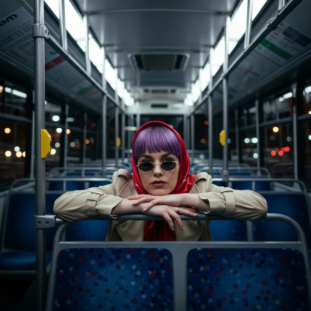 城市夜行：巴士上的宁静之旅