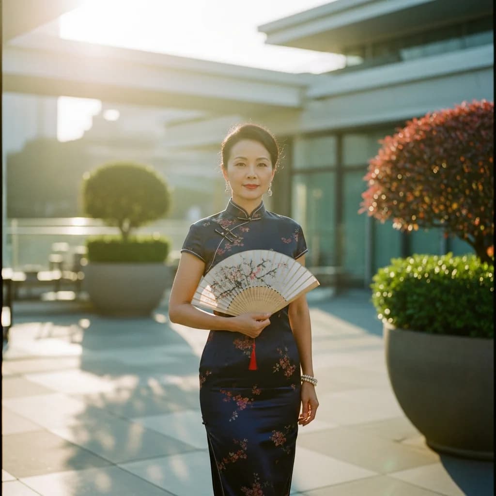 阳光露台上的永恒优雅