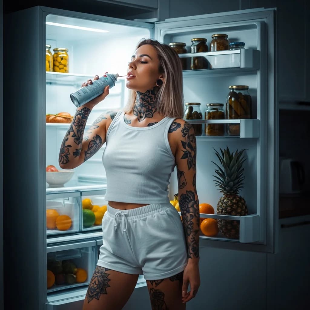 奶油诱惑：午夜零食奇遇