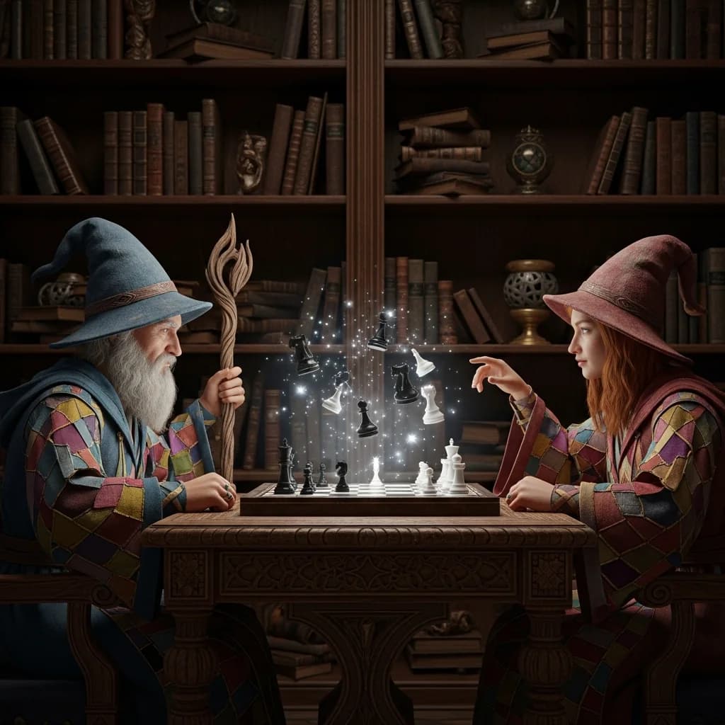 奇幻巫师对弈浮空棋