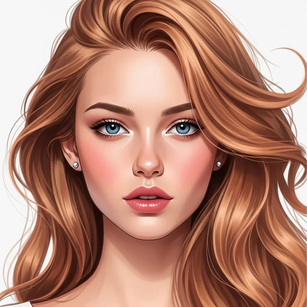 画意优雅：女性数字肖像