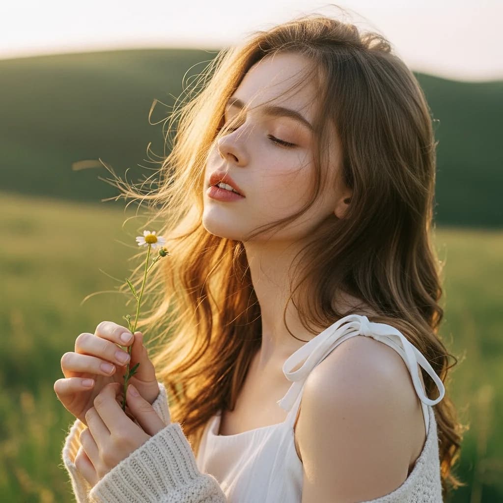 自然怀抱：光芒中的宁静