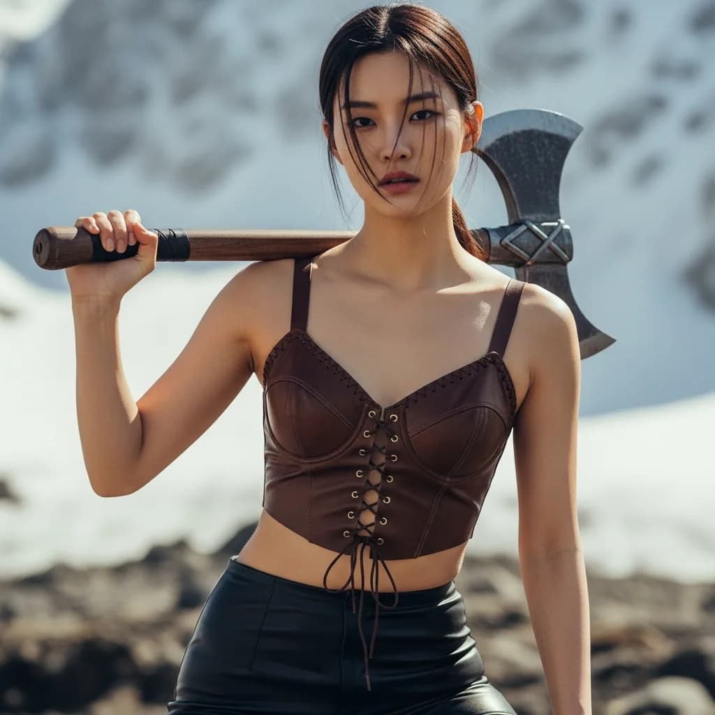北极荒野中的坚韧与力量