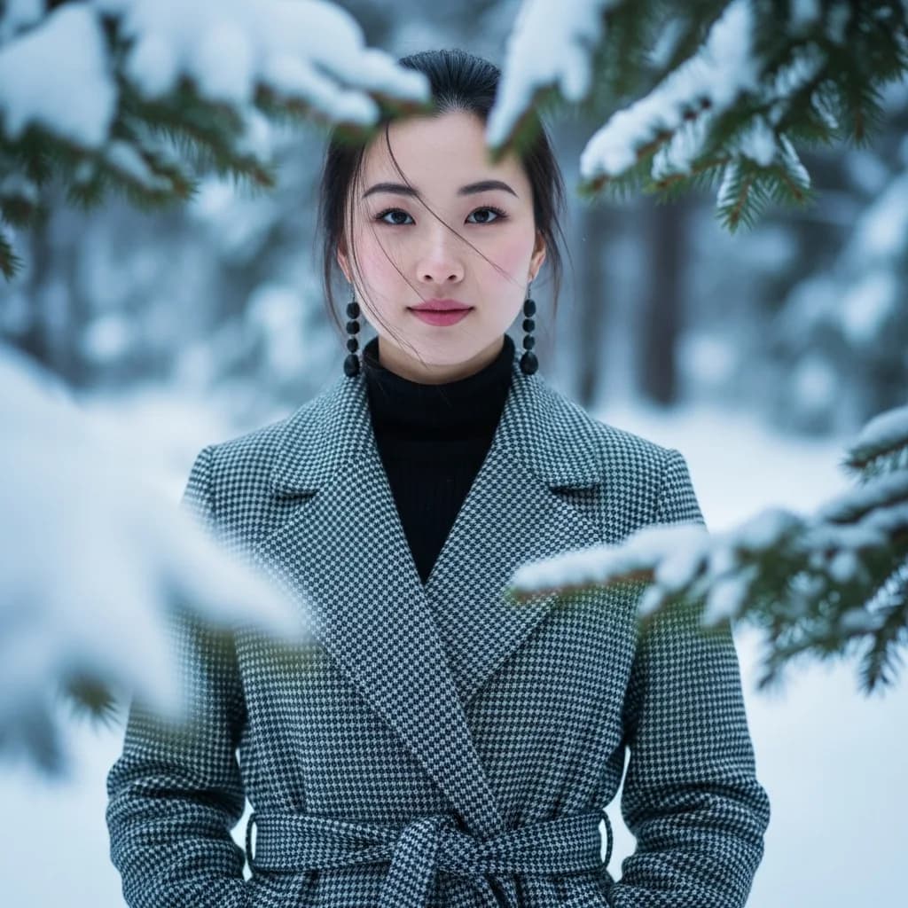 冬日宁静：肖像之美