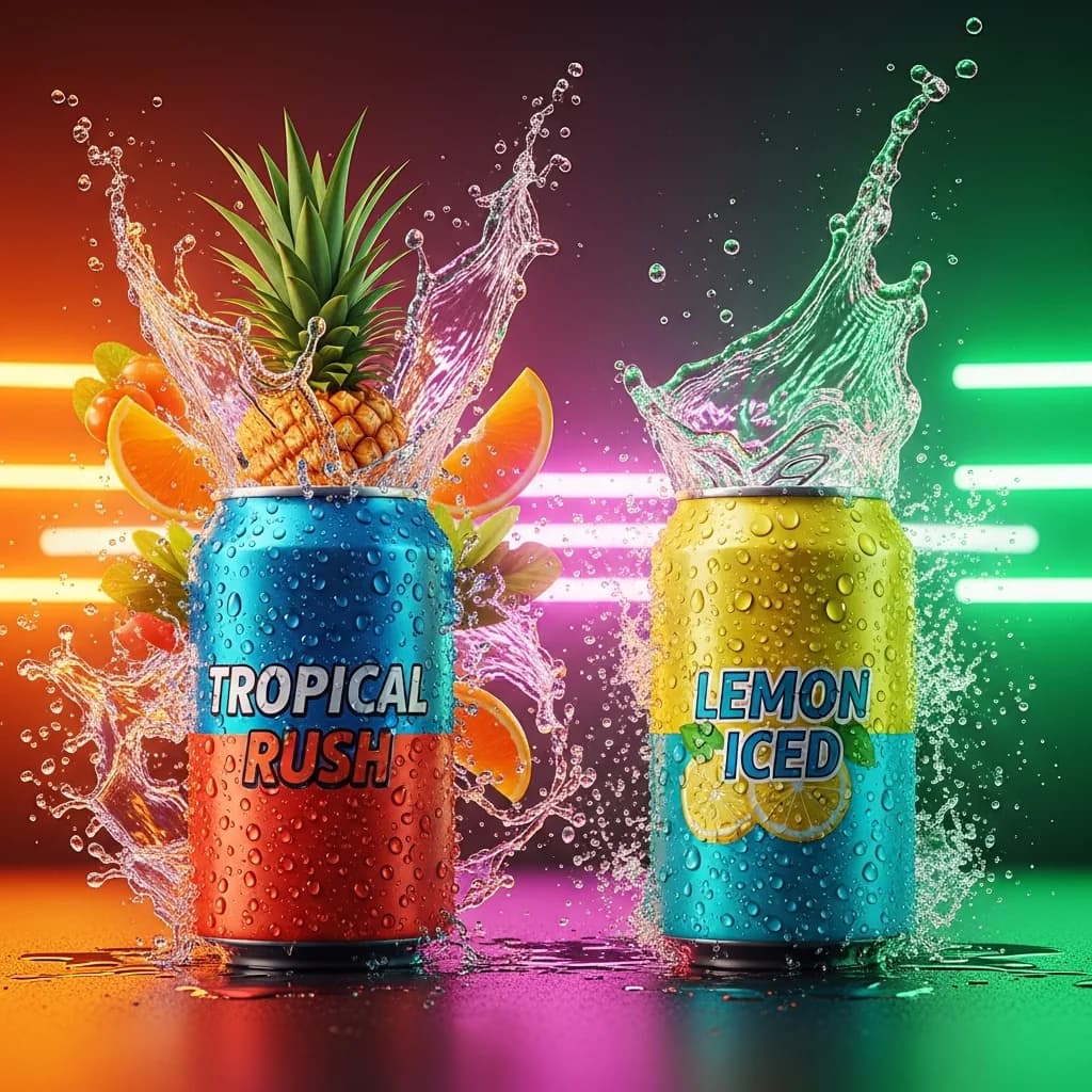 气泡爆发：风味与光影