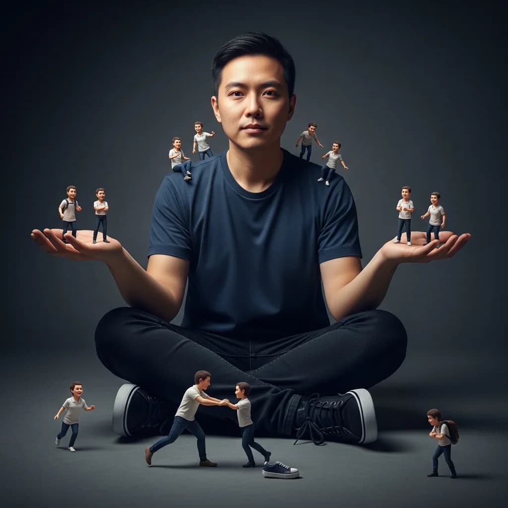 超现实肖像：微型克隆人