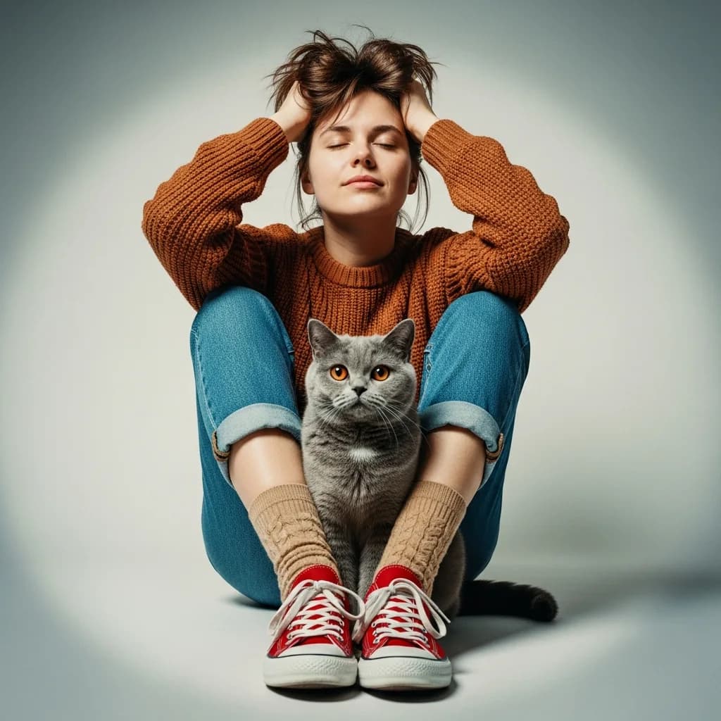 猫与少女的静谧