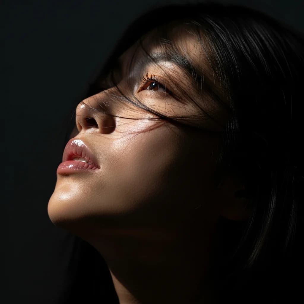 光影特写肖像