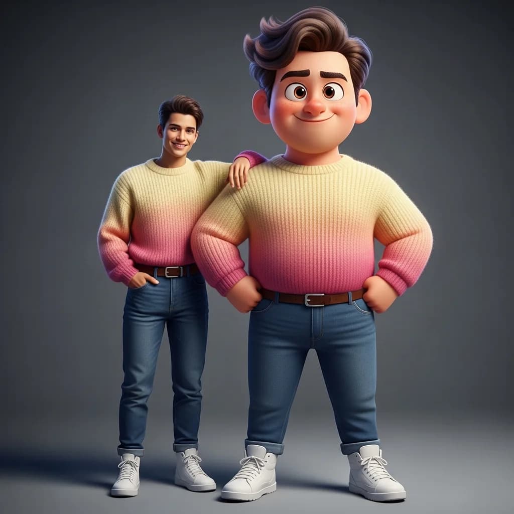 3D动画风格的镜像