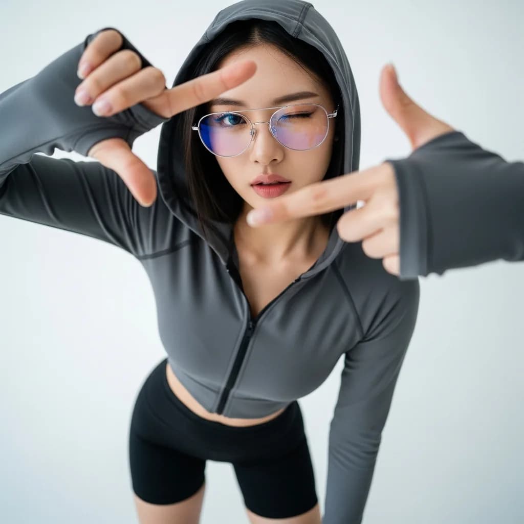 极简运动肖像：动感视角与沉着