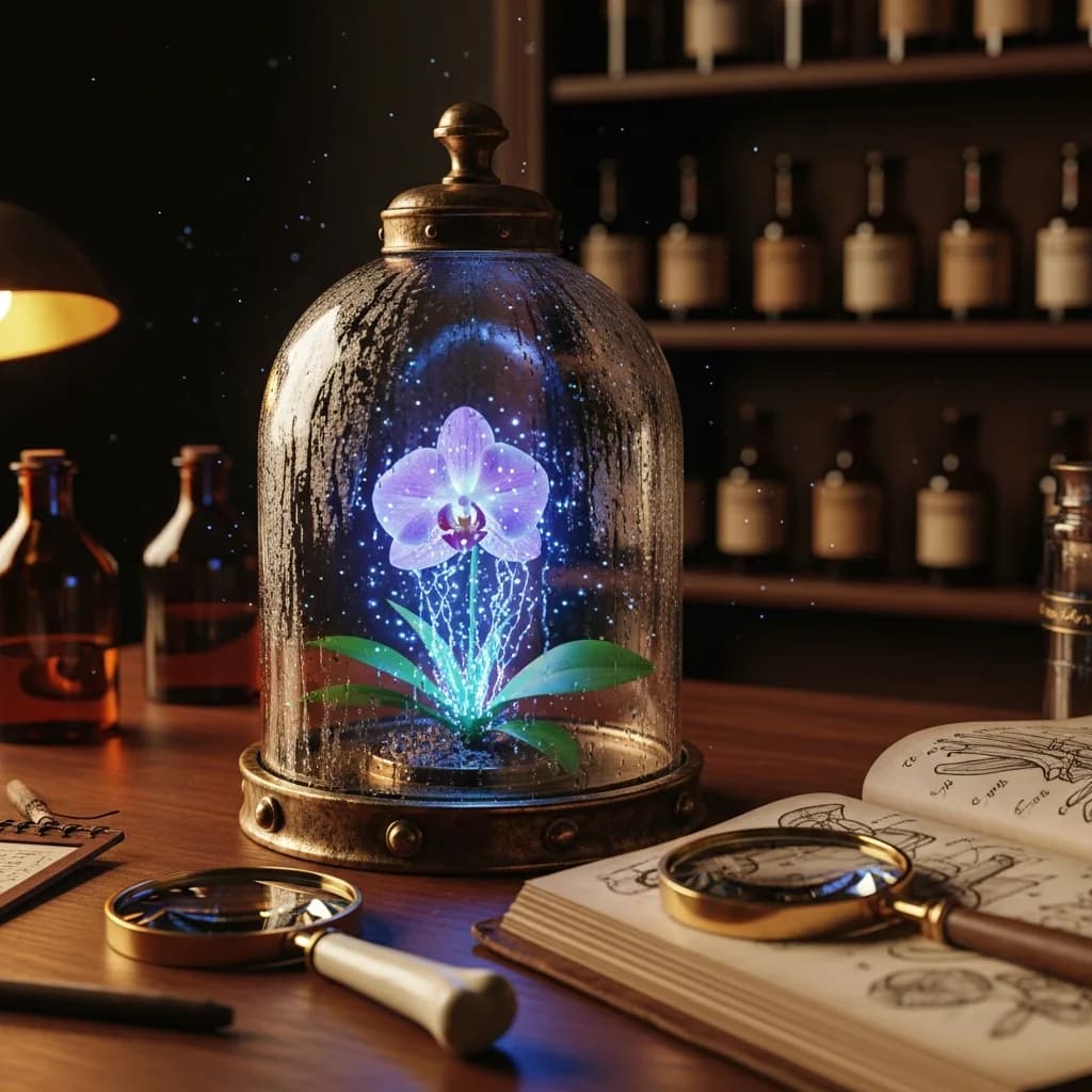 蒸汽朋克奇观：魔法兰花揭秘