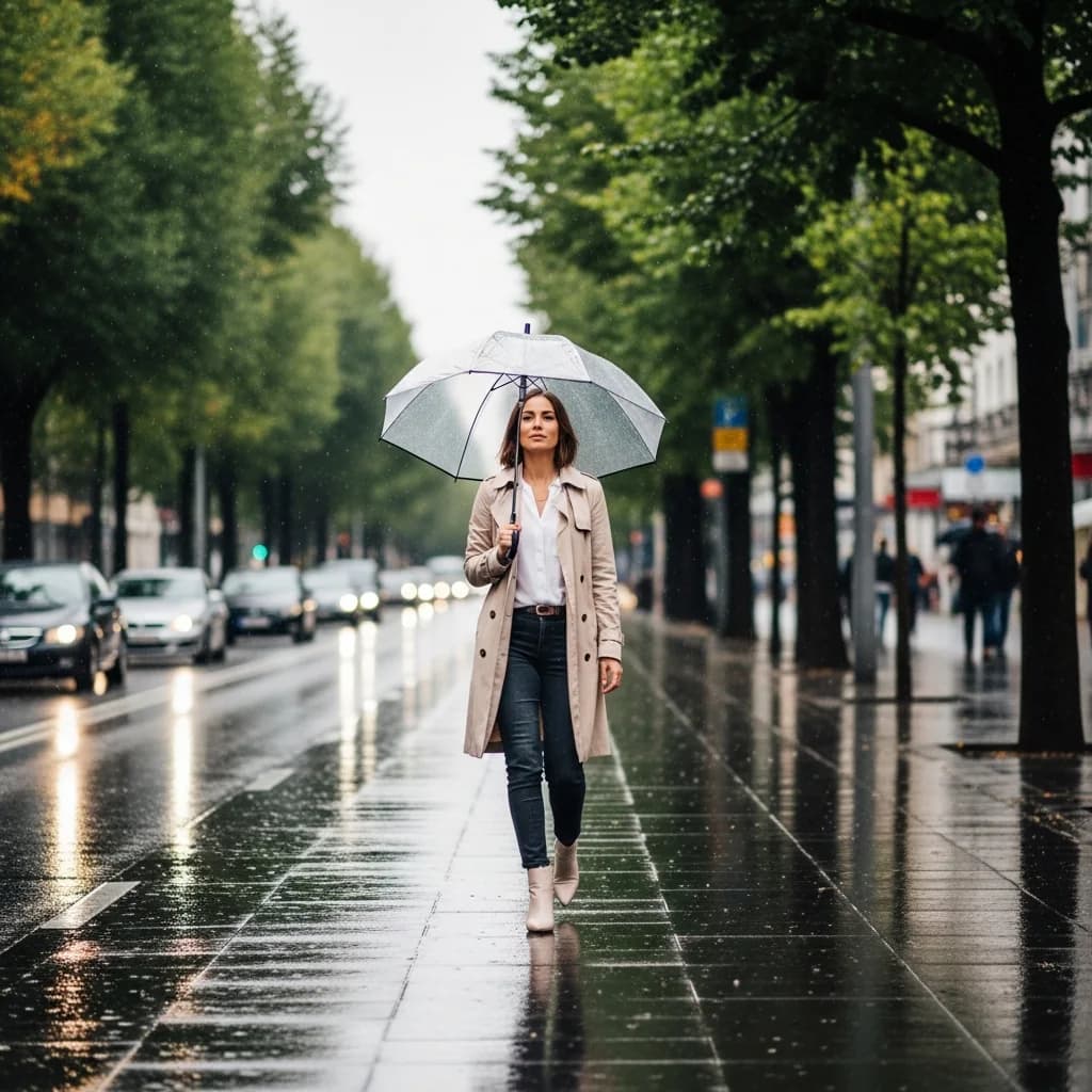 雨中都市优雅