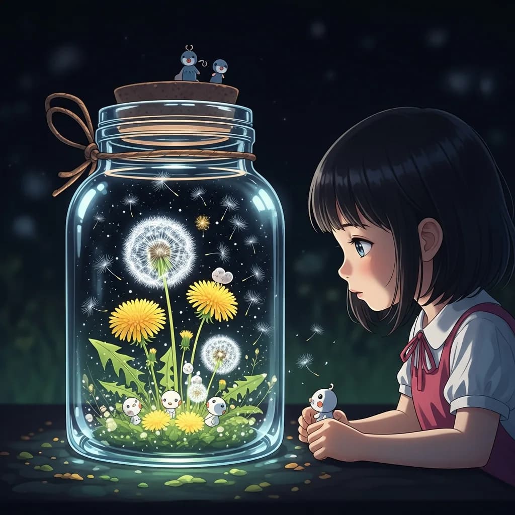 罐中奇想：蒲公英与小生物