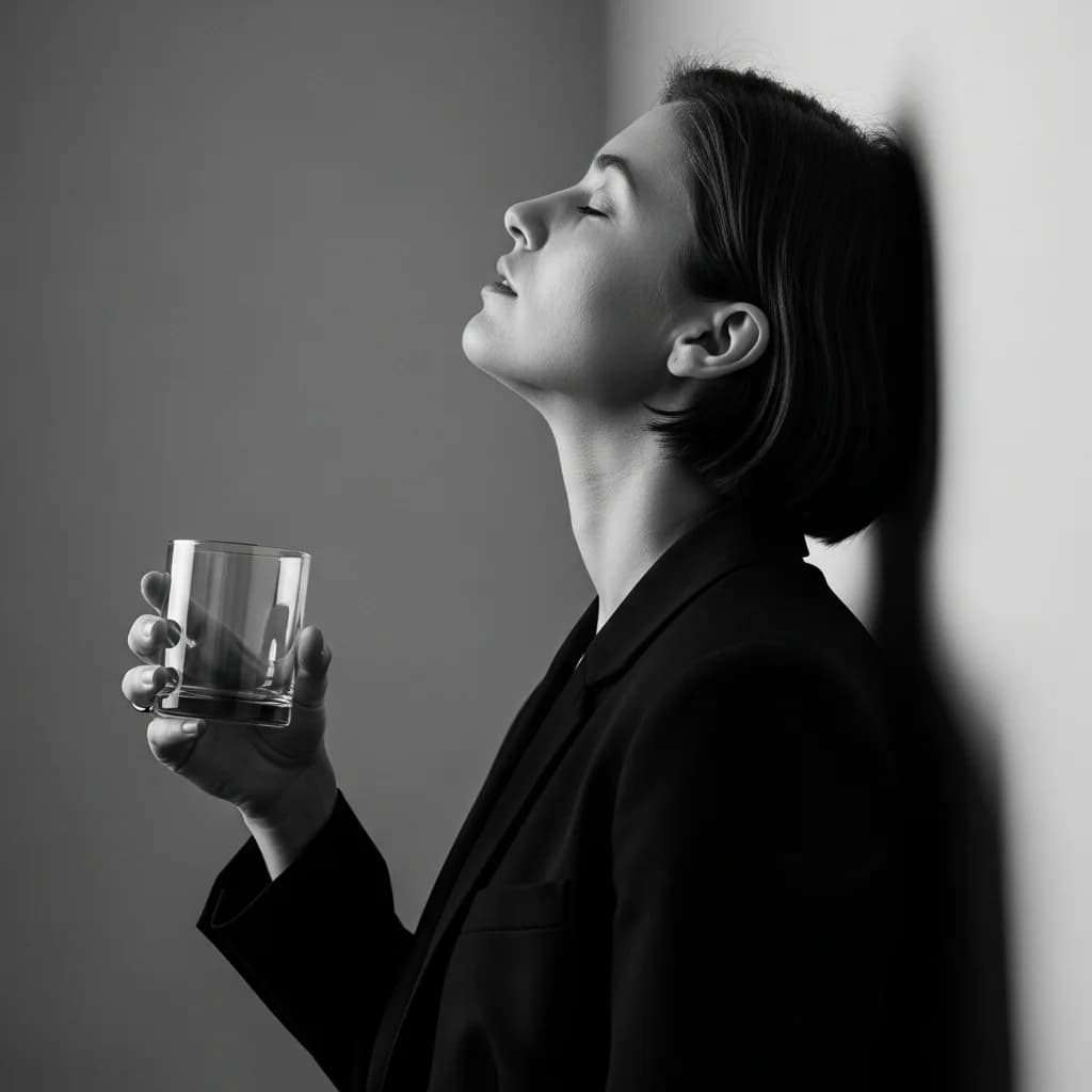 静谧黑白倒影