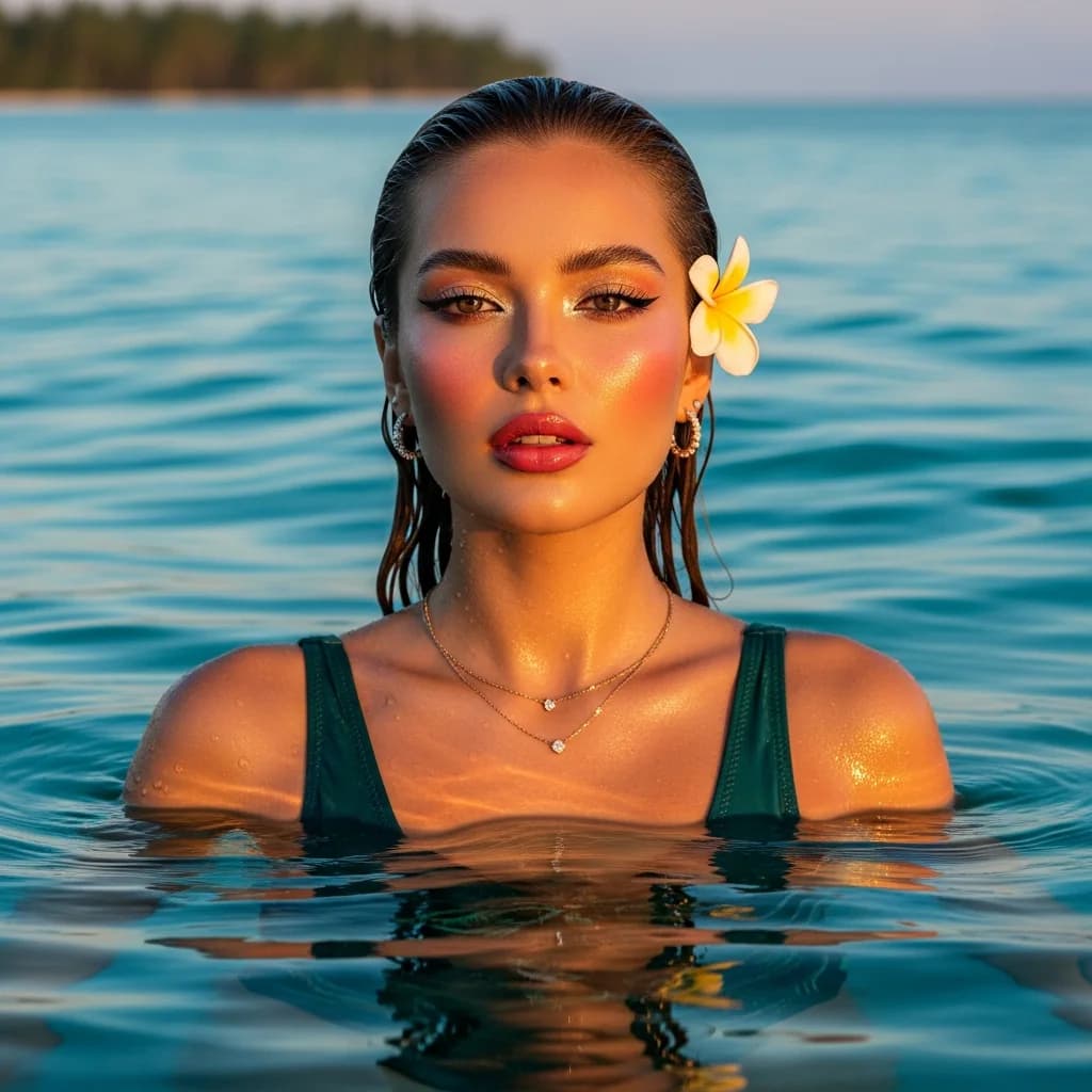 海边的金色时光魅力