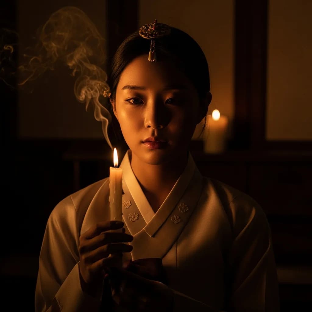 韩服烛光：明暗对比的艺术