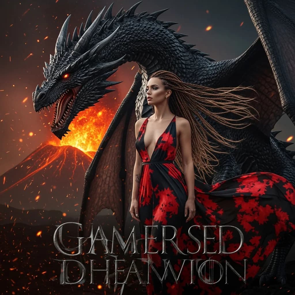 龙女王与火山喷发
