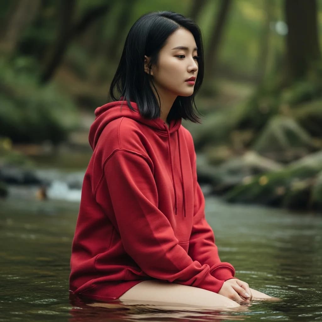 自然静谧中的沉思