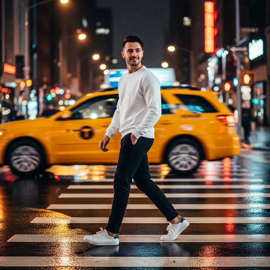夜幕都市：动感街头风尚