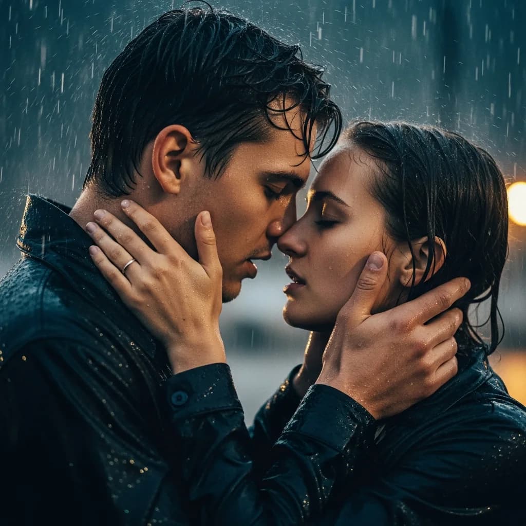 雨中之爱：电影感拥抱