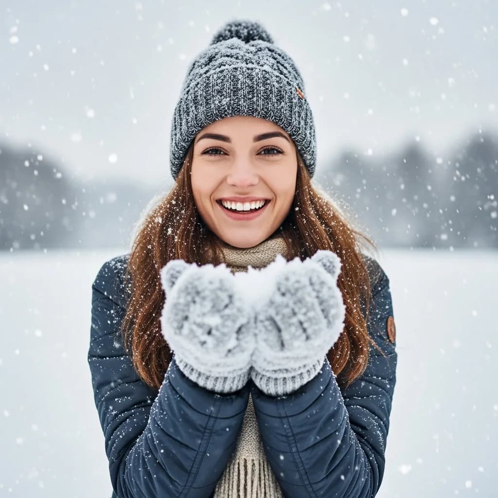 欢乐冬日肖像：雪中逃逸